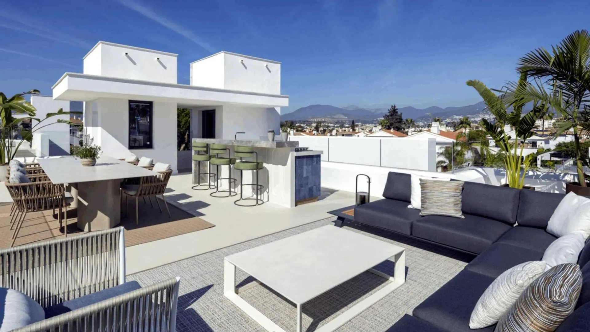 Villa Los Angeles Cortijo Blanco Near Beach 마르베야
